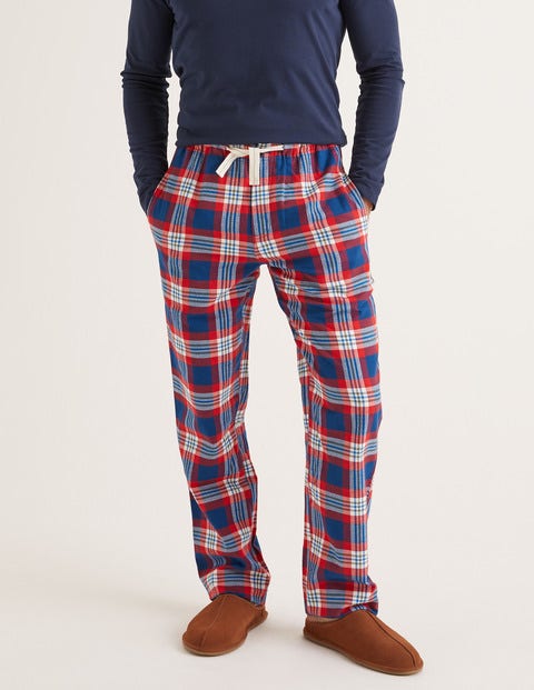 Flannel Pajama Bottoms - Rio Red Multi Check Flannel Pajama Bottoms - Rio Red Multi Check