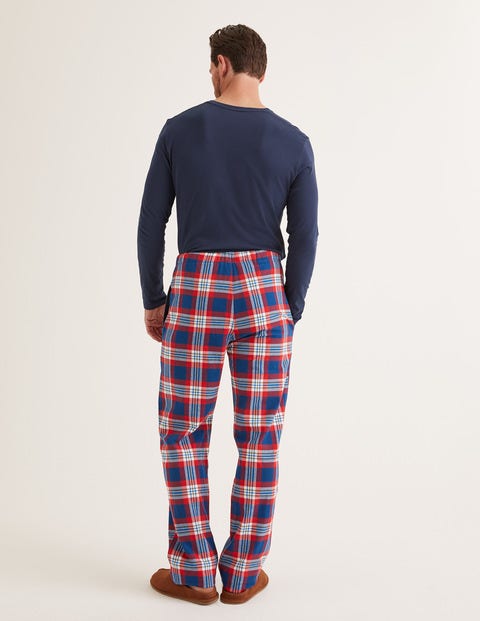 Flannel Pajama Bottoms - Rio Red Multi Check Flannel Pajama Bottoms - Rio Red Multi Check