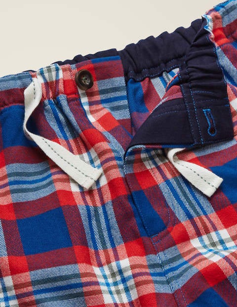 Flannel Pajama Bottoms - Rio Red Multi Check Flannel Pajama Bottoms - Rio Red Multi Check