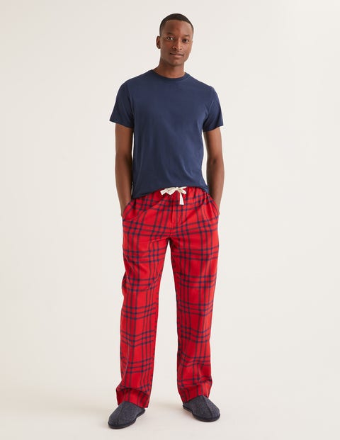 Flannel Pajama Bottoms - Rio Red Check Flannel Pajama Bottoms - Rio Red Check