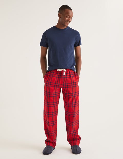 Flannel Pajama Bottoms - Rio Red Check Flannel Pajama Bottoms - Rio Red Check