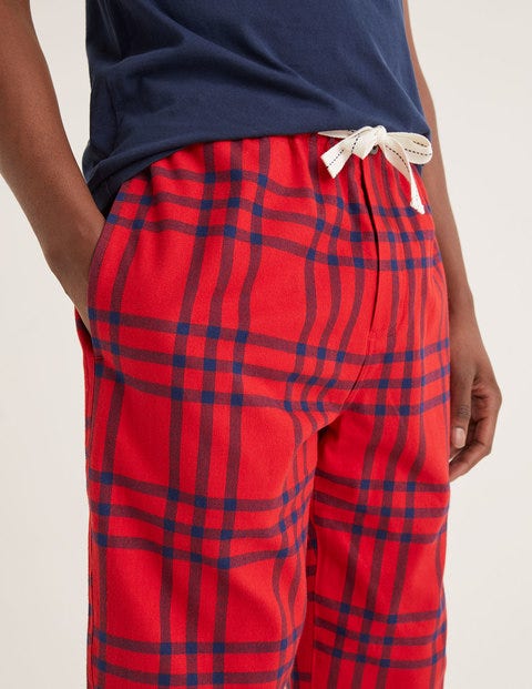 Flannel Pajama Bottoms - Rio Red Check Flannel Pajama Bottoms - Rio Red Check