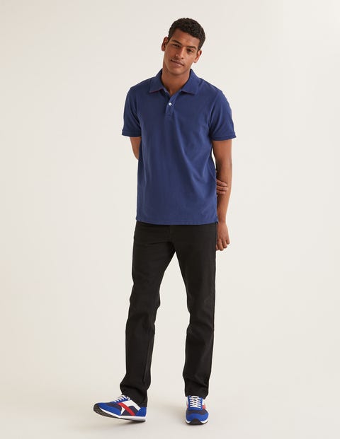 Straight Leg Jeans - Black Denim Straight Leg Jeans - Black Denim