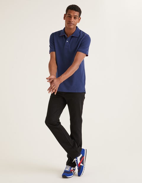 Straight Leg Jeans - Black Denim Straight Leg Jeans - Black Denim