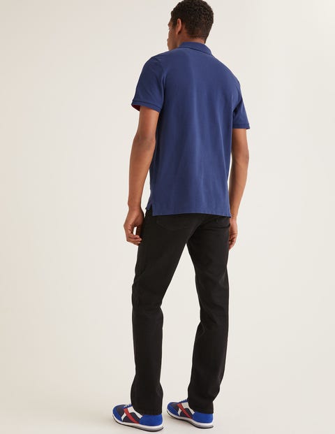 Straight Leg Jeans - Black Denim Straight Leg Jeans - Black Denim