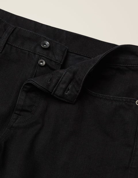 Straight Leg Jeans - Black Straight Leg Jeans - Black