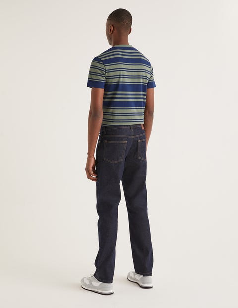 Straight Leg Jeans - Dark Rinse Denim Straight Leg Jeans - Dark Rinse Denim