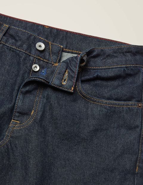 Straight Leg Jeans - Dark Rinse Denim Straight Leg Jeans - Dark Rinse Denim