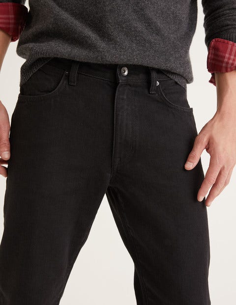 Slim Leg Jeans - Black Denim Slim Leg Jeans - Black Denim