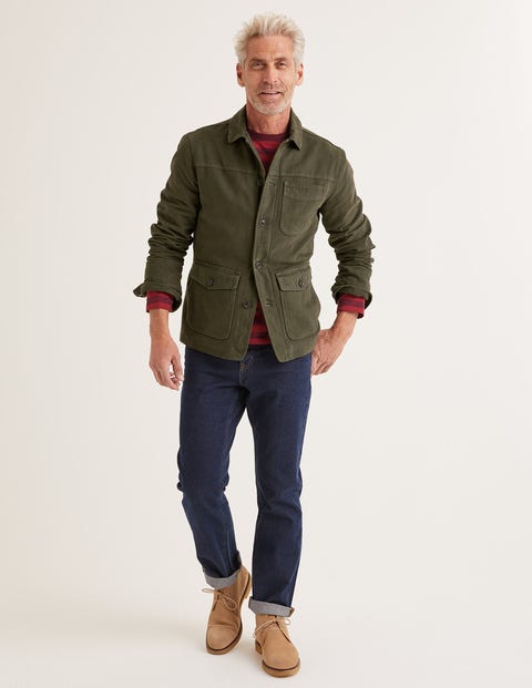 Darlington Canvas Jacket - Dark Olive Darlington Canvas Jacket - Dark Olive
