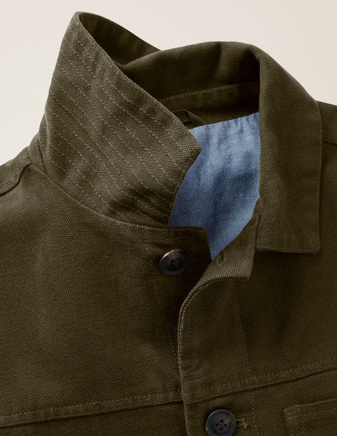 Darlington Canvas Jacket - Dark Olive Darlington Canvas Jacket - Dark Olive