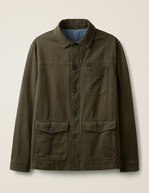 Darlington Canvas Jacket - Dark Olive Darlington Canvas Jacket - Dark Olive