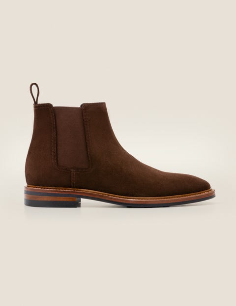 Corby Chelsea Boots - Chocolate Suede Corby Chelsea Boots - Chocolate Suede