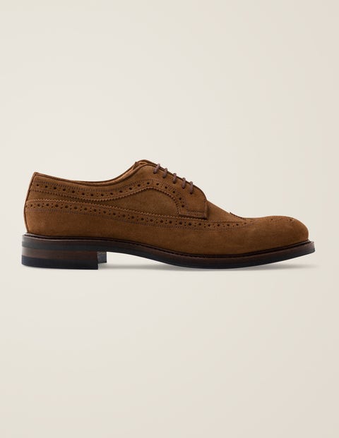 Corby Brogues - Hellbraunes Veloursleder Corby Brogues - Hellbraunes Veloursleder