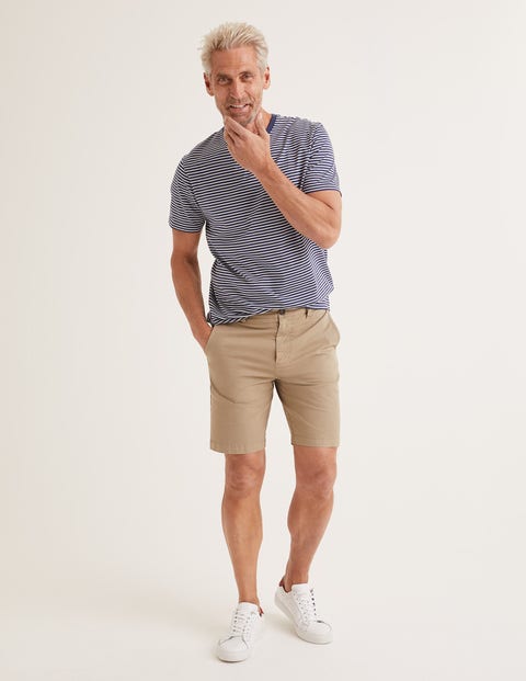 Washed T-Shirt - Navy/Ivory Stripe Washed T-Shirt - Navy/Ivory Stripe