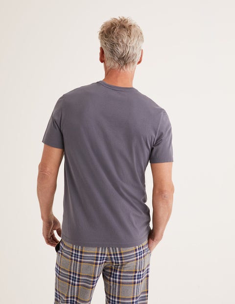 Vorgewaschenes T-Shirt - London Grau Vorgewaschenes T-Shirt - London Grau