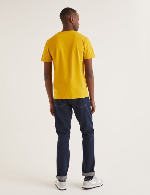 Washed T-Shirt - Saffron Washed T-Shirt - Saffron