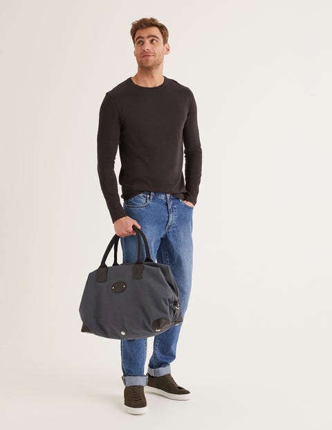 Long Sleeve Washed T-Shirt - Black Long Sleeve Washed T-Shirt - Black