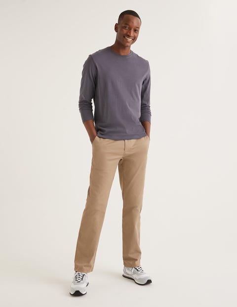 Long Sleeve Washed T-Shirt - London Grey Long Sleeve Washed T-Shirt - London Grey