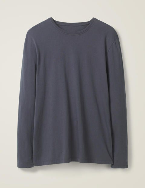Long Sleeve Washed T-shirt - London Grey Long Sleeve Washed T-shirt - London Grey