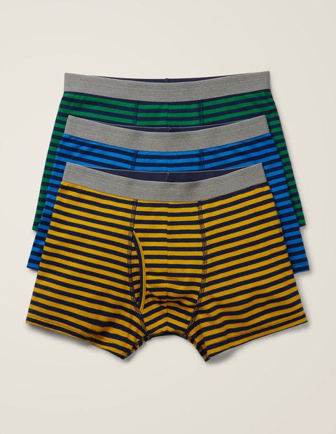 3 Pack Jersey Boxers - Navy Multi Stripe Pack 3 Pack Jersey Boxers - Navy Multi Stripe Pack