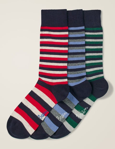Favourite Socks - Navy Stripe Pack Favourite Socks - Navy Stripe Pack