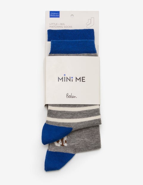 Mini Me Socks - Grey Marl Dog Mini Me Socks - Grey Marl Dog