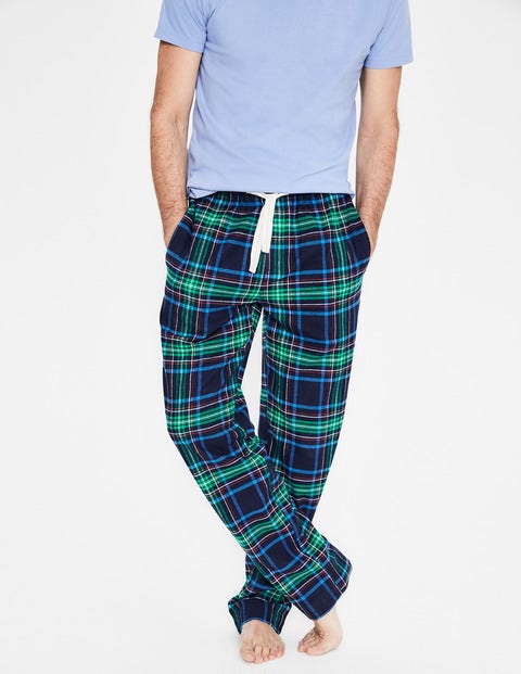 Brushed Cotton Pull-Ons - Navy Multi Check Brushed Cotton Pull-Ons - Navy Multi Check