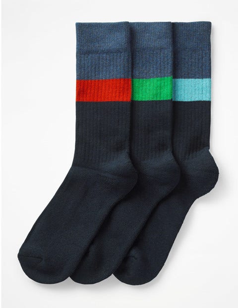 Chunky Weekend Socks - Colour Block Stripe Pack Chunky Weekend Socks - Colour Block Stripe Pack