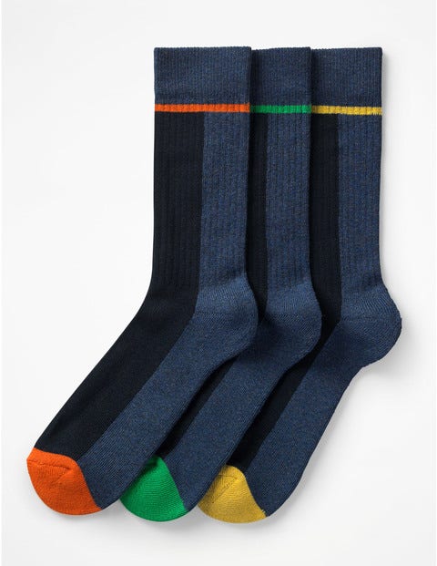 Chunky Weekend Socks - Pop Stripe Pack Chunky Weekend Socks - Pop Stripe Pack