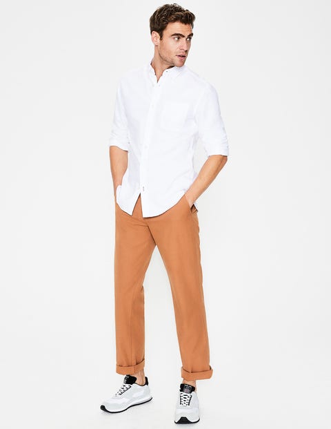 Slim Fit Oxford Shirt - White Slim Fit Oxford Shirt - White