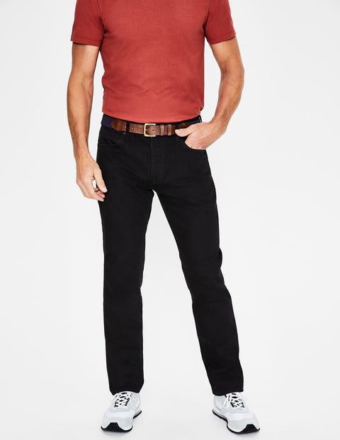 Jeans Mit Schmalem Bein - Schwarzes Denim Jeans Mit Schmalem Bein - Schwarzes Denim
