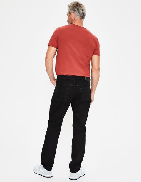 Jeans Mit Schmalem Bein - Schwarzes Denim Jeans Mit Schmalem Bein - Schwarzes Denim