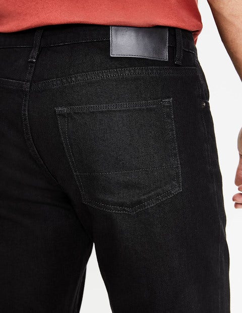 Jeans Mit Schmalem Bein - Schwarzes Denim Jeans Mit Schmalem Bein - Schwarzes Denim
