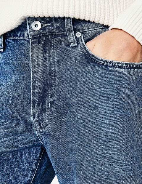 Slim Leg Jeans - Blue Wash Denim Slim Leg Jeans - Blue Wash Denim