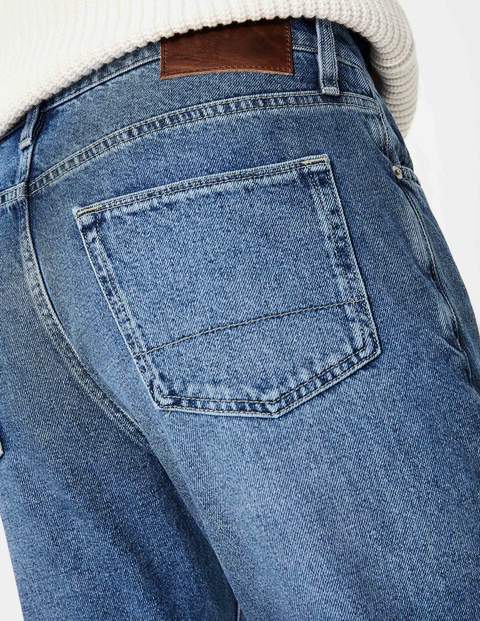 Slim Leg Jeans - Blue Wash Denim Slim Leg Jeans - Blue Wash Denim