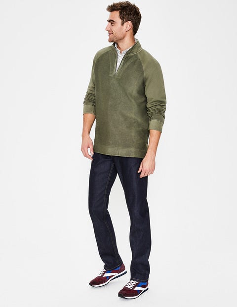 Jeans Mit Geradem Bein - Denim, Dunkle Waschung Jeans Mit Geradem Bein - Denim, Dunkle Waschung