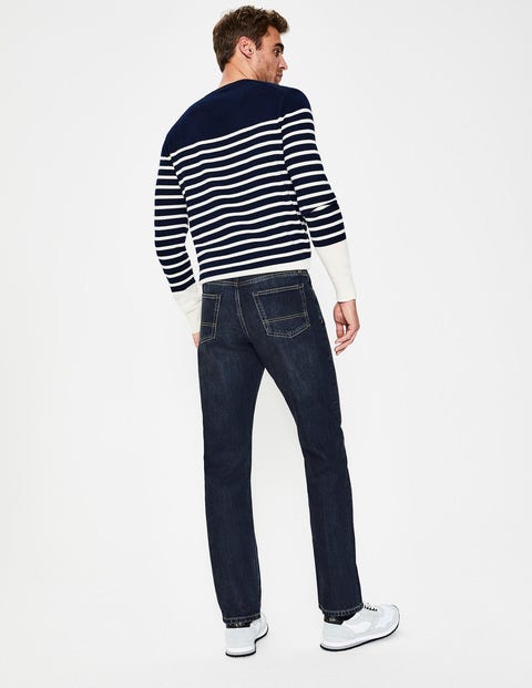 Straight Leg Jeans - Mid Wash Denim Straight Leg Jeans - Mid Wash Denim