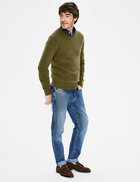 Cashmere V-Neck - Kiwi Green Cashmere V-Neck - Kiwi Green