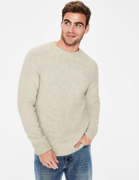 Aldgate Brushed Crew Neck - Oatmeal Aldgate Brushed Crew Neck - Oatmeal