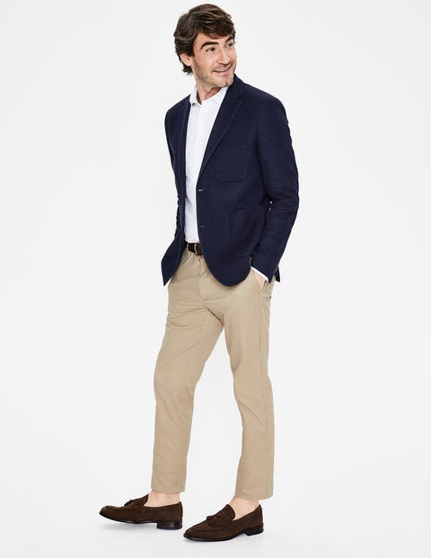 Elgin Piqué-Blazer - Navy Elgin Piqué-Blazer - Navy