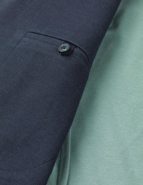 Elgin Piqué-Blazer - Navy Elgin Piqué-Blazer - Navy