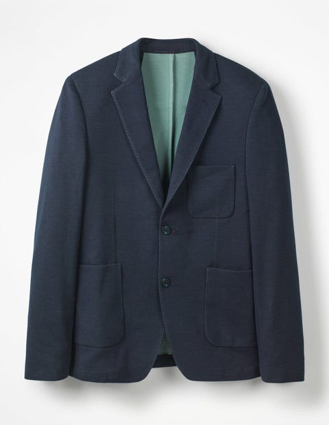 Elgin Piqué-Blazer - Navy Elgin Piqué-Blazer - Navy