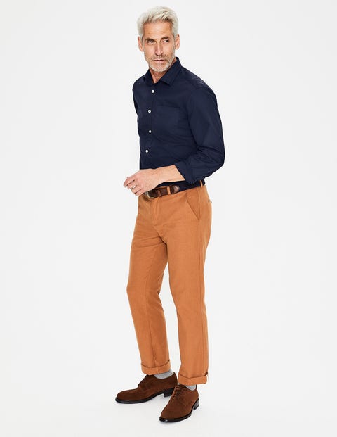 Poplin Cutaway Collar Shirt - Navy Poplin Cutaway Collar Shirt - Navy
