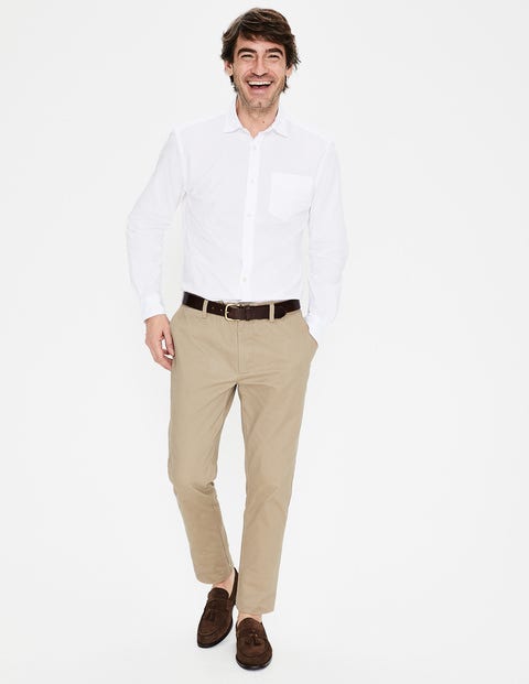 Poplin Cutaway Collar Shirt - White Poplin Cutaway Collar Shirt - White