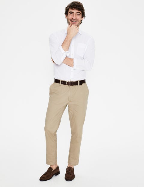 Poplin Cutaway Collar Shirt - White Poplin Cutaway Collar Shirt - White