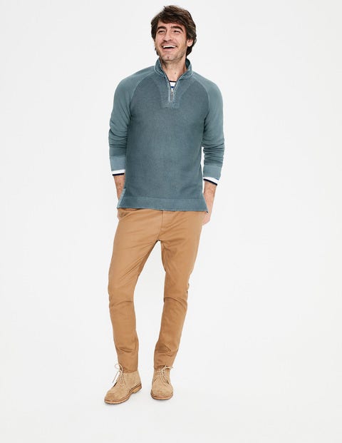 Mallory Garment-Dyed Half-Zip - Light Ocean Mallory Garment-Dyed Half-Zip - Light Ocean