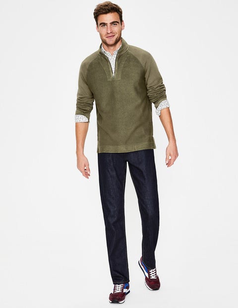 Mallory Garment-Dyed Half-Zip - Khaki Mallory Garment-Dyed Half-Zip - Khaki