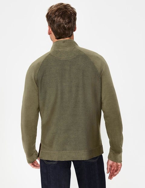 Mallory Garment-Dyed Half-Zip - Khaki Mallory Garment-Dyed Half-Zip - Khaki