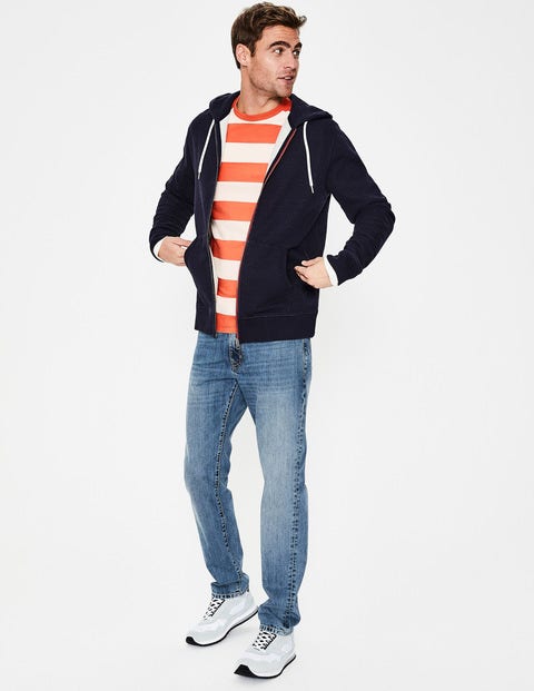 Long Sleeve Stripe T-Shirt - Ecru/Tropical Orange Stripe Long Sleeve Stripe T-Shirt - Ecru/Tropical Orange Stripe